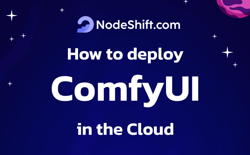 How to deploy ComfyUI on a VM