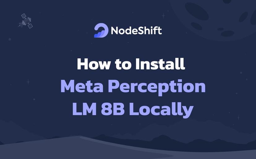 How to Install Meta Perception LM 8B Locally?