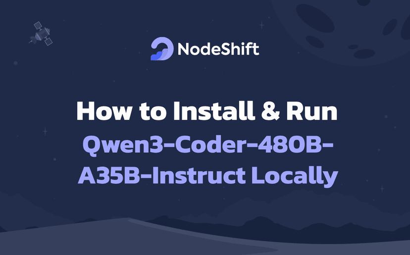 How to Install & Run Qwen3-Coder-480B-A35B-Instruct Locally?